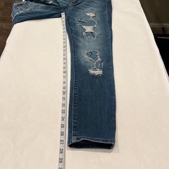 Judy Blue Distressed Skinny Size 7/28 - Picture 6 of 16